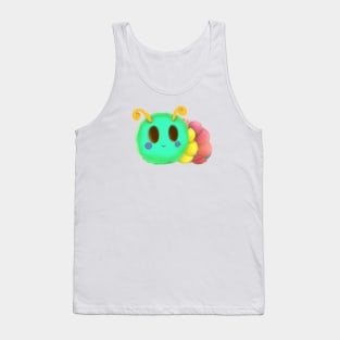 Cute Caterpillar Drawing Tank Top